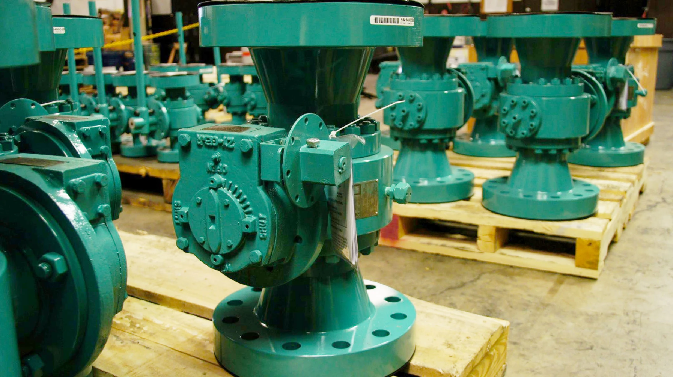 Industrial equipment — site installation