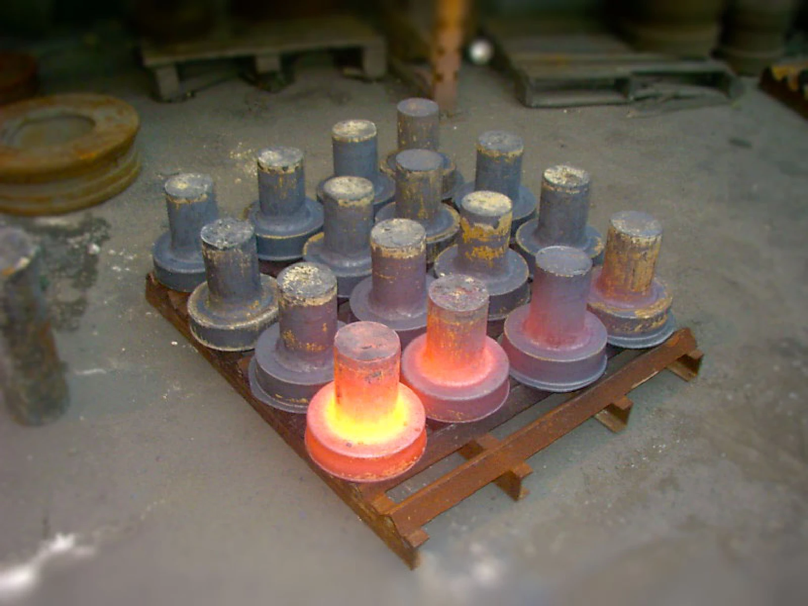 Forged industrial components